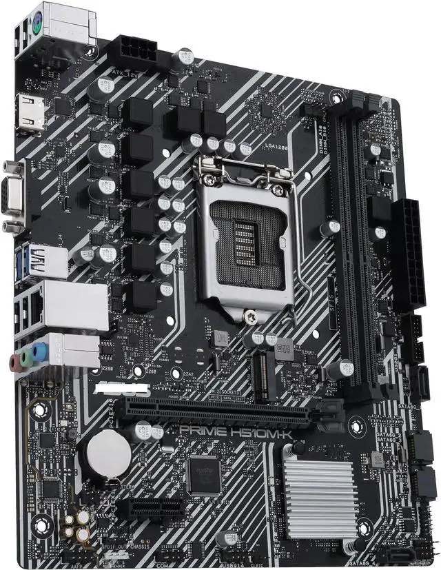 Alt view image 2 of 3 - Motherboard Fit forASUS Prime H510M-K forIntel LGA 1200 with I/O Back Plate Shield