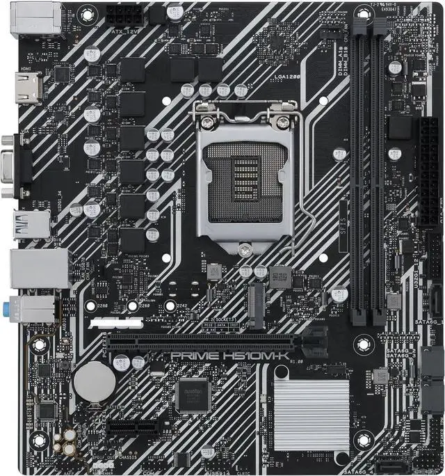 Main image of Motherboard Fit forASUS Prime H510M-K forIntel LGA 1200 with I/O Back Plate Shield