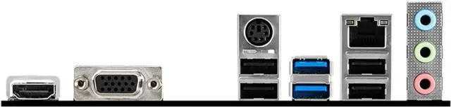 Alt view image 3 of 3 - Motherboard Fit forMSI H510M-A PRO forIntel H510 LGA 1200 with I/O Back Plate Shield