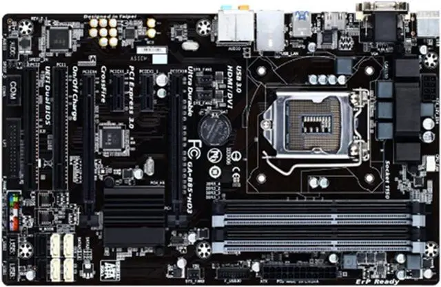 Main image of Fit forGigabyte GA-B85-HD3 Desktop Motherboard B85 Socket LGA 1150 I3 I5 I7 DDR3 32G Micro-ATX UEFI BIOS Original Mainboard