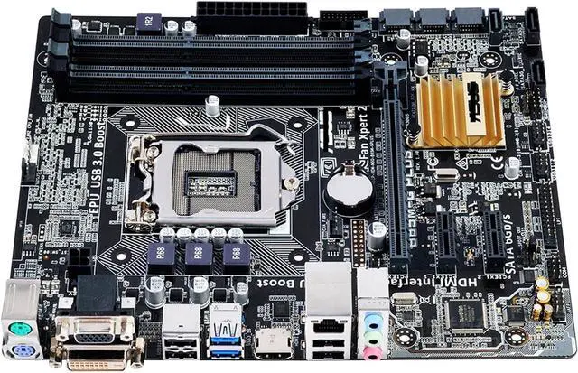 Alt view image 2 of 2 - Motherboard Fit forASUS B85M-G Plus forIntel LGA 1150 with I/O Back Plate Shield