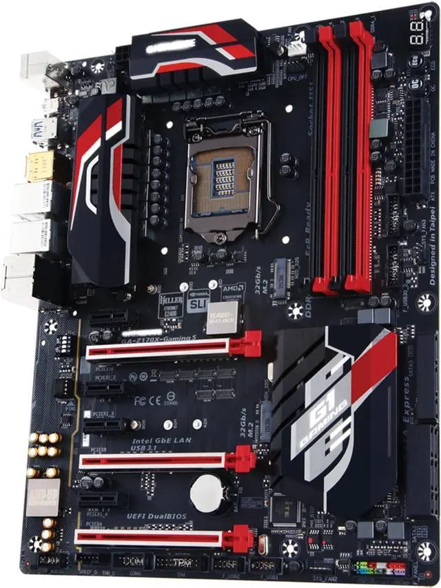 Alt view image 2 of 3 - Motherboard Fit forGigabyte GA-Z170X-Gaming 5 for 6/7th Gen forIntel LGA 1151 with I/O Back Plate Shield