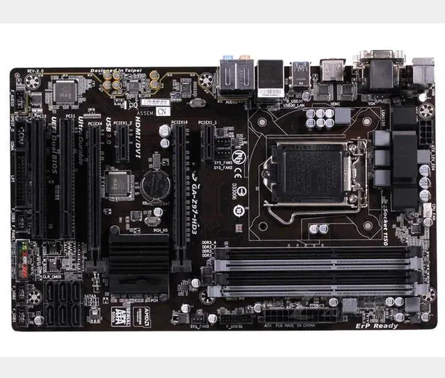 Main image of Pc Motherboard Desktop Motherboard forGigabyte GA-Z97-HD3 100% Original Motherboard LGA1150 DDR3 USB3.0 32G Z97 Z97-HD3 Desktop Mainboard SATA III Mother Board
