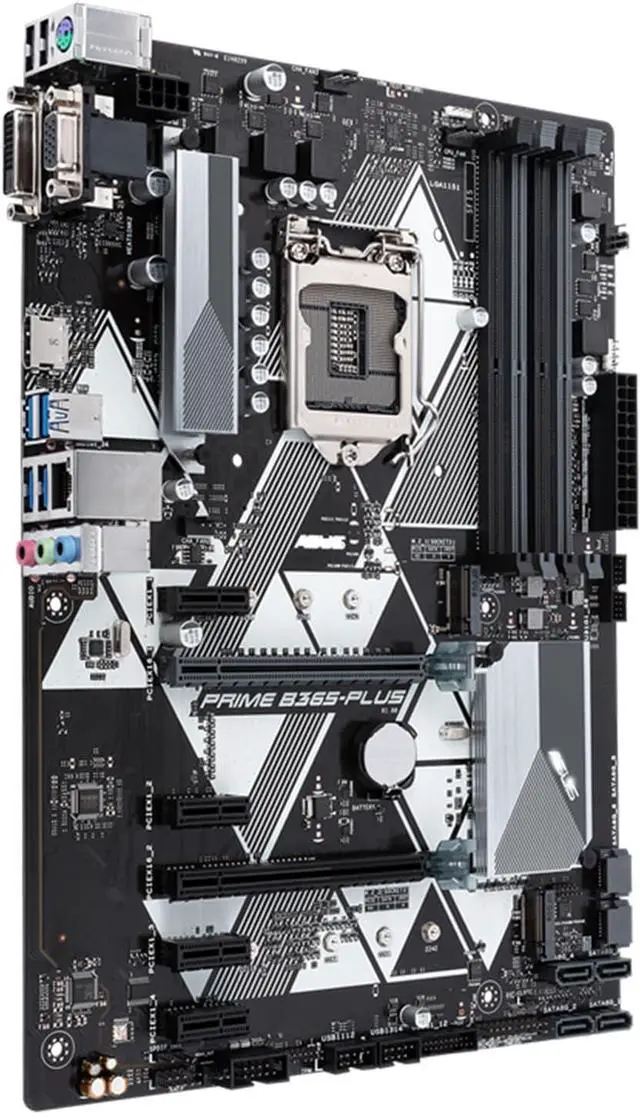 Alt view image 4 of 4 - Motherboard Fit forASUS Prime B365-PLUS forIntel LGA 1151 with I/O Back Plate Shield