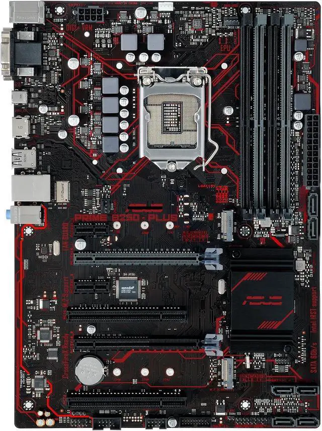 Main image of Motherboard Fit forASUS Prime B250-PLUS forIntel LGA 1151 with I/O Back Plate Shield