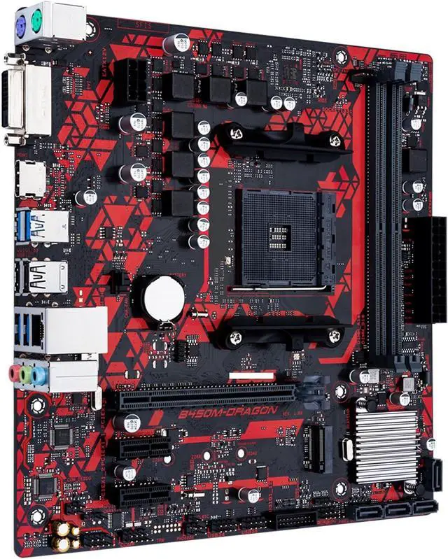 Main image of Motherboard Fit forASUS B450M-DRAGON forAMD AM4 with I/O Back Plate Shield
