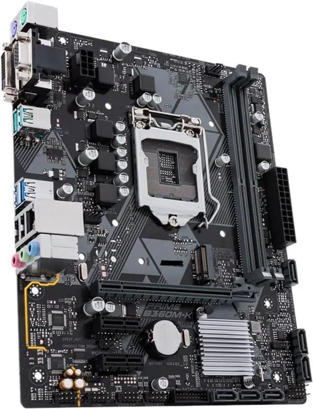 Alt view image 3 of 4 - Motherboard Fit forASUS Prime B360M-K forIntel LGA 1151 with I/O Back Plate Shield