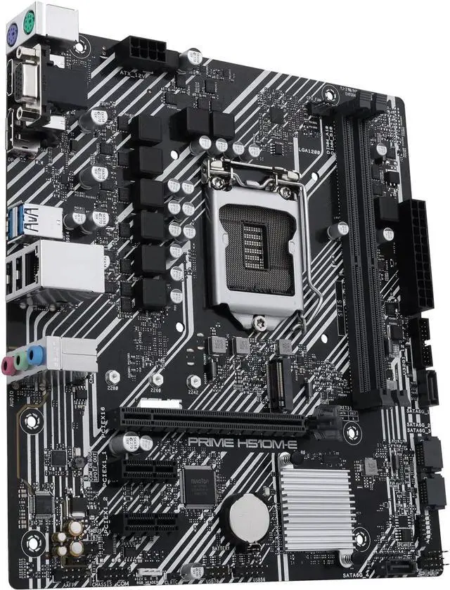 Alt view image 2 of 3 - Motherboard Fit forASUS Prime H510M-E forIntel LGA 1200 with I/O Back Plate Shield