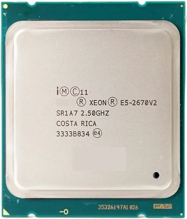 Main image of CPU forXeon Serv Processor E5-2670 V2 E5 2670 V2 CPU 2.5 LGA 2011 SR1A7 Ten Cores Desktop Processor E5 2670V2 100% Normal Work Welcome to Order