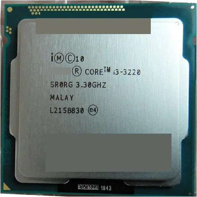 Main image of CPU c I3-3220 I3 3220 Processor (3M Cache, 3.30 GHz) LGA1155 Desktop CPU Processing Unit