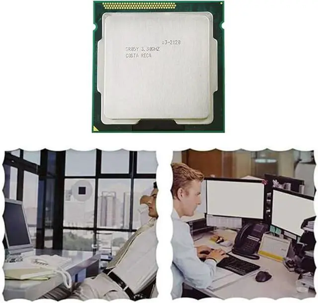 Alt view image 5 of 5 - CPU for c I3 2120 CPU LGA1155 Processor 3MB 65W Dual c Desktop CPU for B75 USB Mining Motherboard processing unit