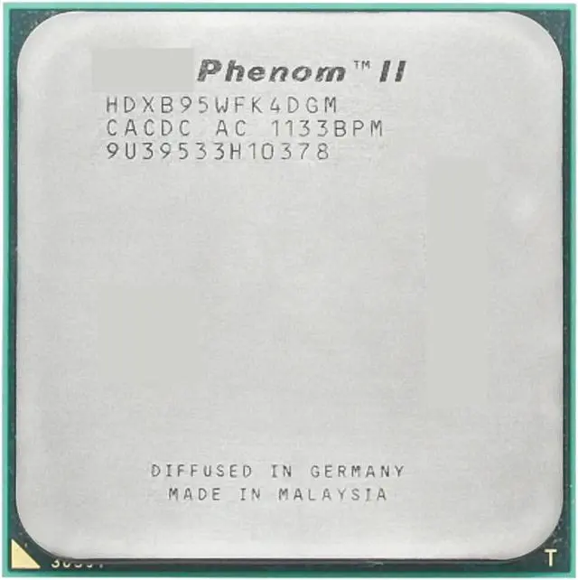 Main image of CPU ph II X4 B95 CPU Quad-Core Processor (3.0 GHz/6 M/95 W/ 2000G Hz Soket AM3 AM2 + 938 Pin)