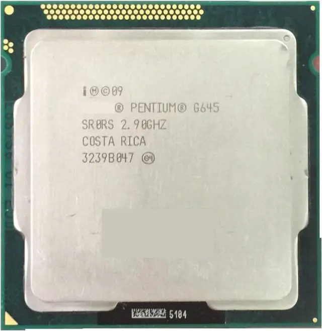 Main image of CPU CPU P G645 3M Cache, 2.90 GHz LGA 1155 TDP 65W Desktop Processor PC Computer CPU Welcome to Order