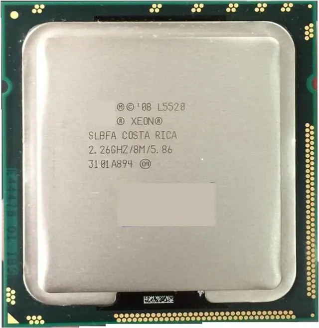 Main image of CPU forXeon Processor L5520 (8M Cache, 2.26 GHz, 5.86 GT/s I QPI) LGA1366 Desktop CPU 100% Normal Work Welcome to Order