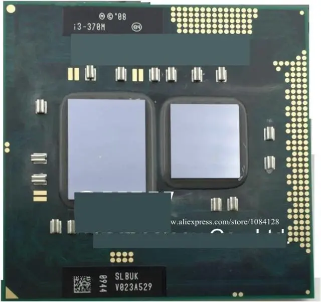 Main image of CPU I3-370M SLBUK CPU c Processor I3-370M 3M Cache, 2.4 GHz, I I3 370M CPU PPGA988 Support HM55 /QH57 Processing Unit