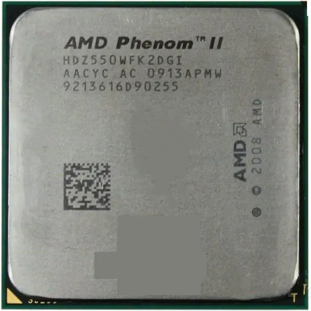 Main image of CPU A ph II X2 550 3.1 GHz Dual-Core CPU Processor HDZ550WFK2DGI /HDX550WFK2DGM Socket AM3 processing unit
