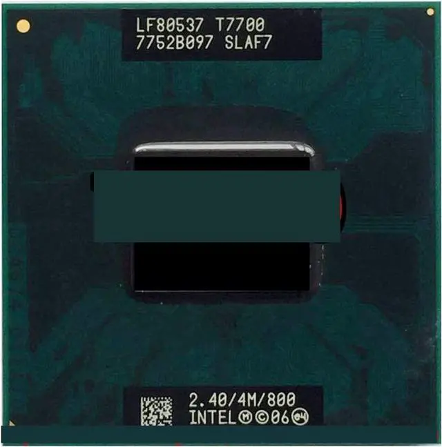 Main image of CPU c Duo T7700 CPU (4M Cache,2.4GHz,800MHz FSB),Dual-Core Laptop Processor Processing Unit