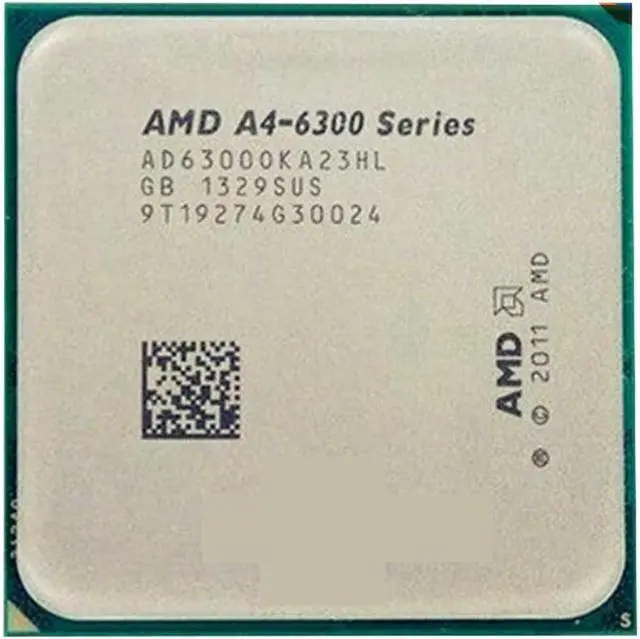 Main image of A A4-Series A4 6300 A4 6300k Dual-Core CPU Processor AD6300OKA23HL /AD630BOKA23HL Socket FM2