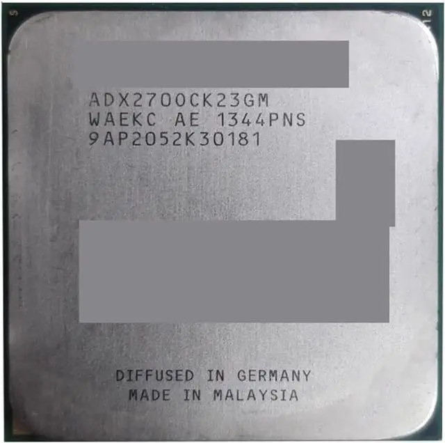 Main image of CPU X2 270 3.4GHz Dual-Core CPU Processor ADX270OCK23GM Socket AM3 938pin