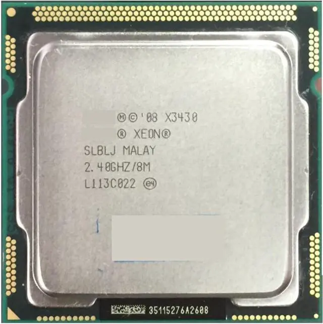 Main image of CPU forXeon Processor X3430 (8M Cache, 2.40 GHz) LGA1156 Desktop CPU 100% Working Properly Desktop Processor Welcome to Order