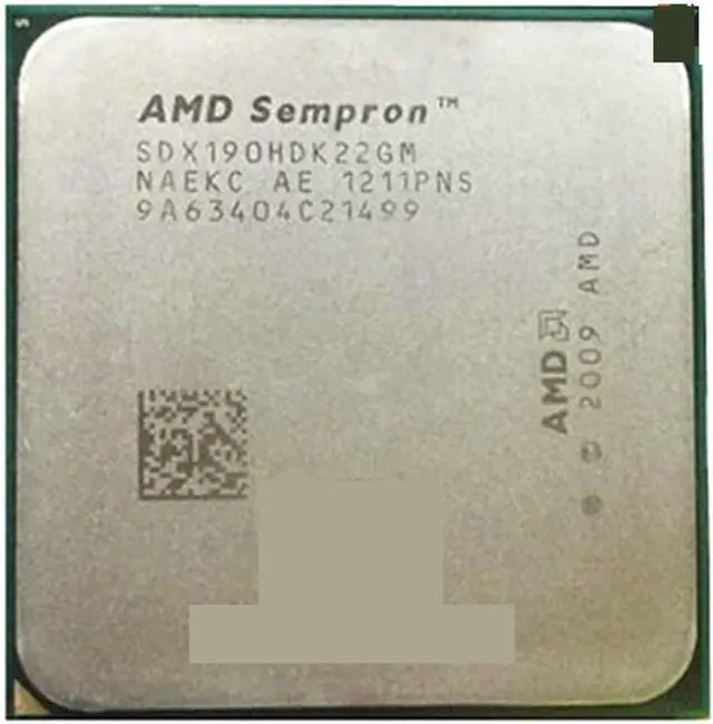 Main image of A Sempron X2 190 2.5 GHz Dual-Core CPU Processor SDX190HDK22GM Socket AM3