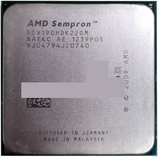 Main image of CPU A Sempron X2 190 2.5 GHz Dual-Core CPU Processor SDX190HDK22GM Socket AM3 Processing Unit