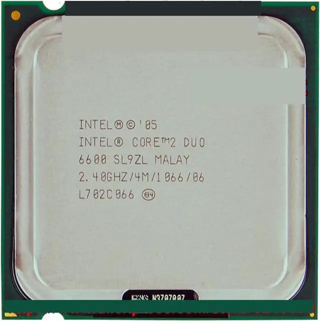Main image of CPU c 2 Duo Processor E6600 2.40GHz 4M 1066MHz Dual-Core Socket 775 Speedy Ship Out