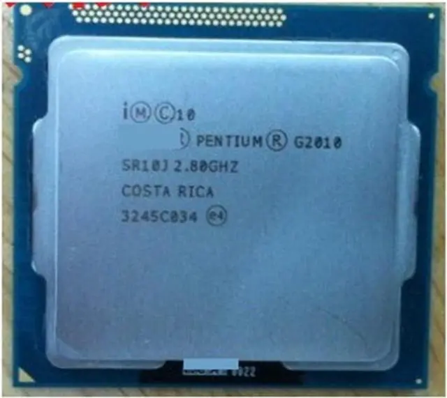Main image of CPU P G2010 G2010 3M Cache 2.8 GHz L3=3M LGA 1155 TDP 55W Desktop CPU Processor Welcome to Order