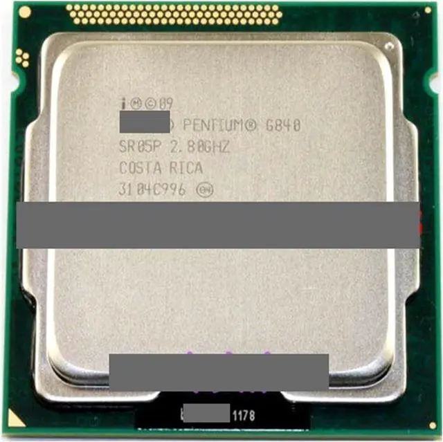 Main image of CPU G840 CPU Processor Dual-Core(2.8Ghz /L2=2 * 256KB/65W) Socket LGA 1155 Desktop Welcome to Order