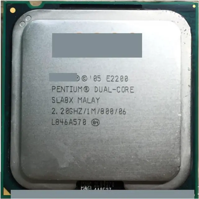 Main image of CPU P Dual-Core E2200 CPU Processor (2.2Ghz/ 1M /800GHz) Socket 775 Welcome to Order