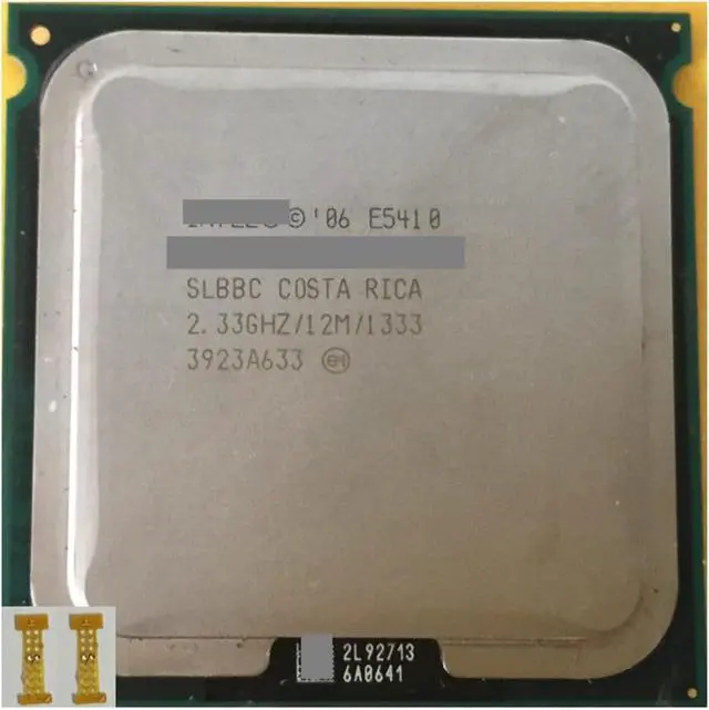 Main image of CPU E5410 E5410 2.33GHz/ 12M/80W/ 1333 Processor Close to LGA771 c 2 Quad Q8200 CPU Send Two LGA775 Adapter Welcome to Order