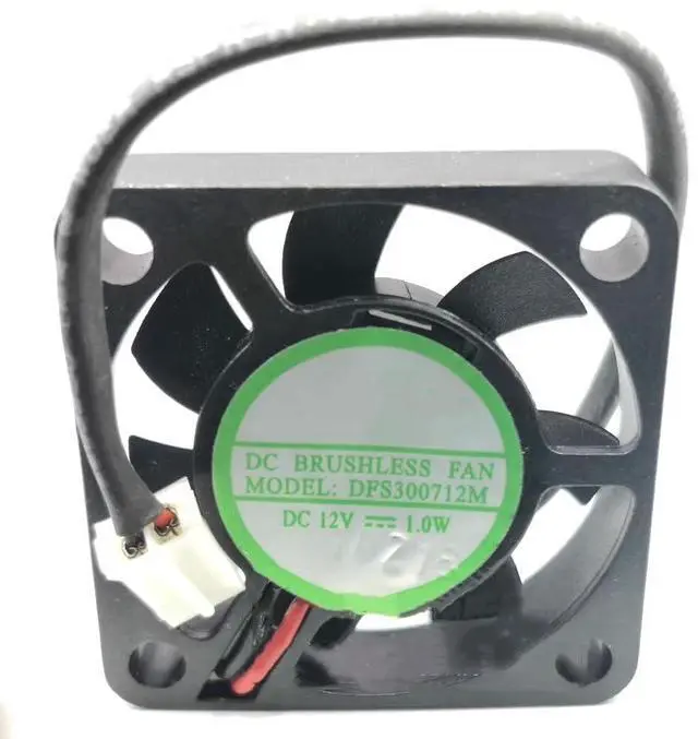 Main image of 10 PCS  DC12V 1.0W DFS300712M 3007 3cm 2-Wire Cooling Fan