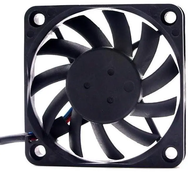 Alt view image 4 of 6 - 10 PCS  DC12V 0.25A EFB0612HHA 6010 6cm 3-wire double ball bearing inverter cooling fan
