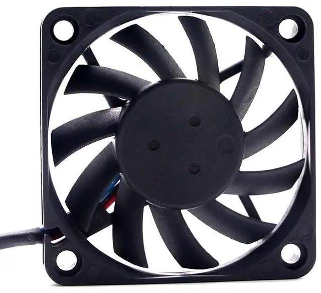 Alt view image 5 of 6 - 10 PCS  DC12V 0.25A EFB0612HHA 6010 6cm 3-wire double ball bearing inverter cooling fan