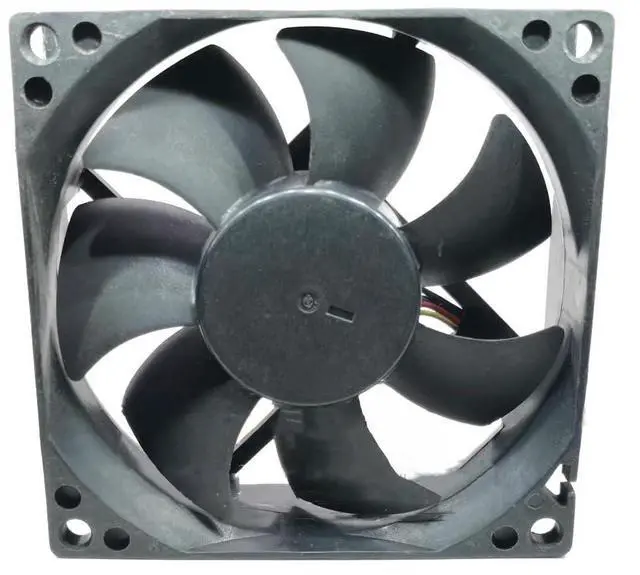Alt view image 2 of 2 - DC12V 0.70A DS08025R12U P497 8025 8cm 4-Wire Chassis Cooling Fan