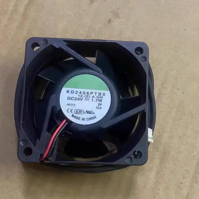 Main image of DC24V 1.7W KD2406PTBX 6025 6cm 2-Wire Inverter Cooling Fan