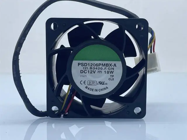 Main image of 10 PCS  DC12V 18W PSD1206PMBX-A 6038 6cm 4-Wire high Speed Large air Volume Cooling Fan