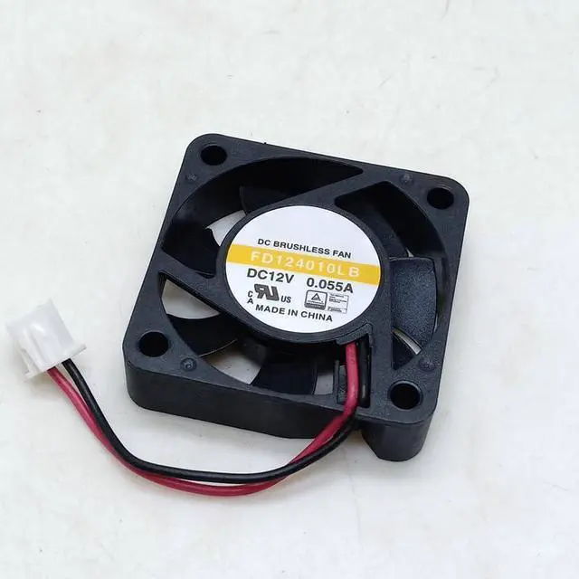Main image of DC12V 0.055A FD124010LB 4010 4cm 2-Wire Dual Ball Silent Cooling Fan