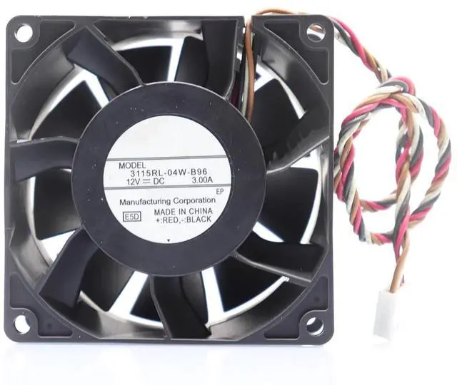 Main image of DC12V 3.0A 3115RL-04W-B96 8038 8cm 4-Wire Server Cooling Fan