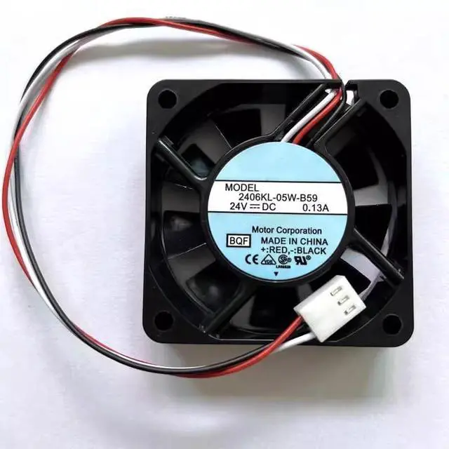 Main image of DC24V 0.13A 2406KL-05W-B59 6015 6cm 3-wire inverter cooling fan