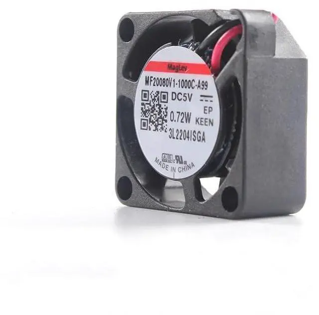 Alt view image 2 of 3 - DC5V 0.72W MF20080V1-1000C-A99 2008 2cm 2-wire axial flow cooling fan