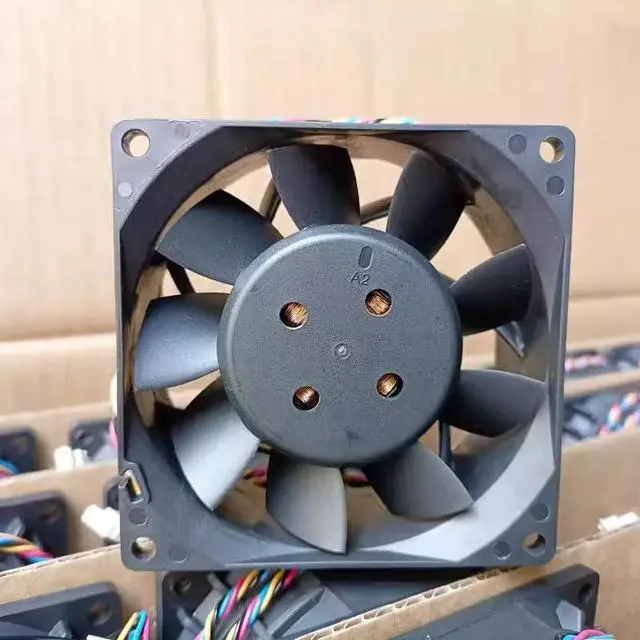 Alt view image 2 of 2 - DC54V 1.00A PFB0848DHE 8038 8cm 4-wire inverter cooling fan