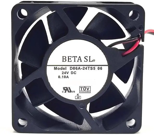Main image of DC24V 0.10A D06A-24TS5 06 6025 6cm 2-wire inverter cooling fan