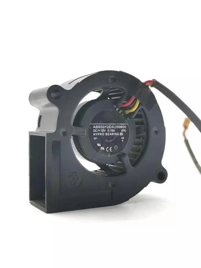 Alt view image 2 of 5 - DC12V 0.15A AB05012DX200600 5020 5cm 3-wire projector cooling fan