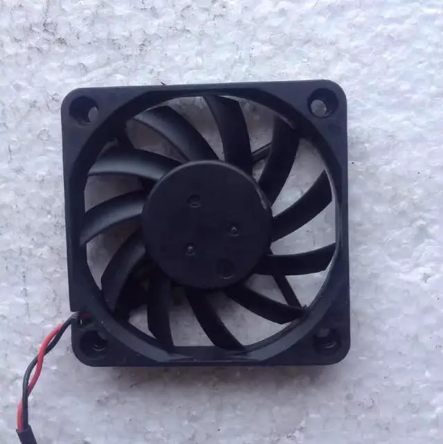 Alt view image 2 of 3 - DC12V 0.12A EFB0612MA 6010 6cm 2-wire double ball bearing inverter cooling fan
