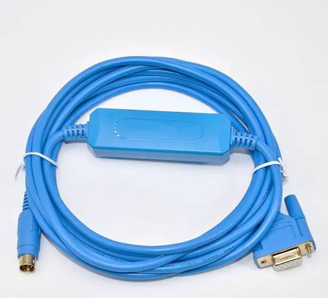 Alt view image 2 of 6 - 10 PCS  for GPW-CB02 Programming Cable GP3000 or Below Touch Panel Black Gold Plated