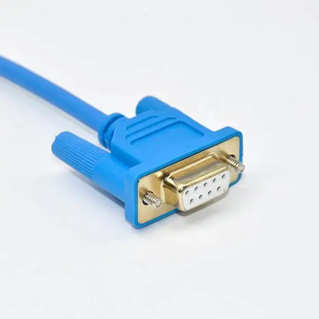 Alt view image 5 of 6 - 10 PCS  for GPW-CB02 Programming Cable GP3000 or Below Touch Panel Black Gold Plated