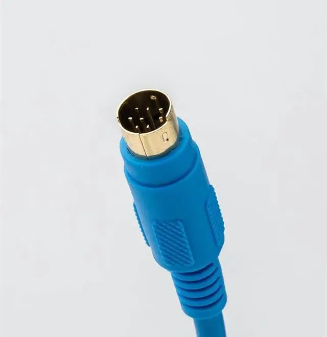 Alt view image 6 of 6 - 10 PCS  for GPW-CB02 Programming Cable GP3000 or Below Touch Panel Black Gold Plated