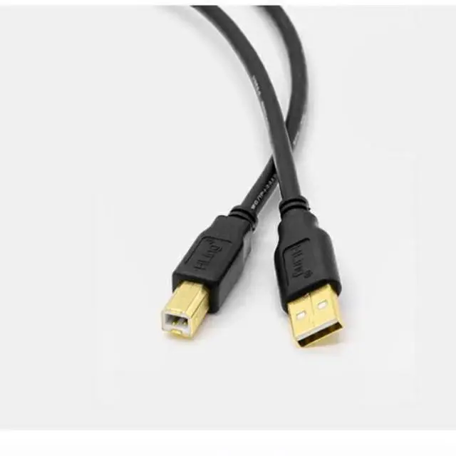 Alt view image 2 of 2 - 10 PCS  USB-B Suitable PLC Programming Cable Programming Cable USB to T-Square Dual Magnetic Ring Anti-Interference