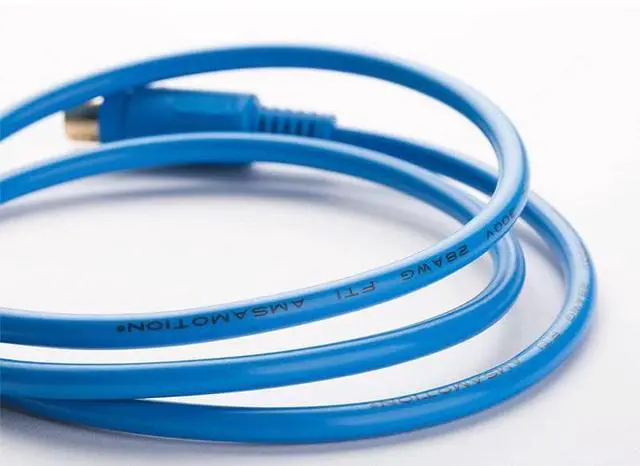 Alt view image 3 of 3 - 10 PCS  Applicable FBS-232-P0-9F FBS Series Programming Cable Communication Data Download Cable Blue Gold-Plated 3m